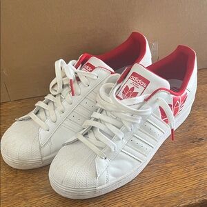 Adidas limited edition Superstar "Trefoil Print
